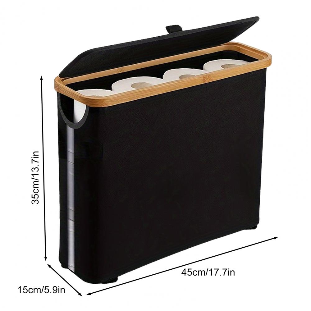 Panier papier toilette noir