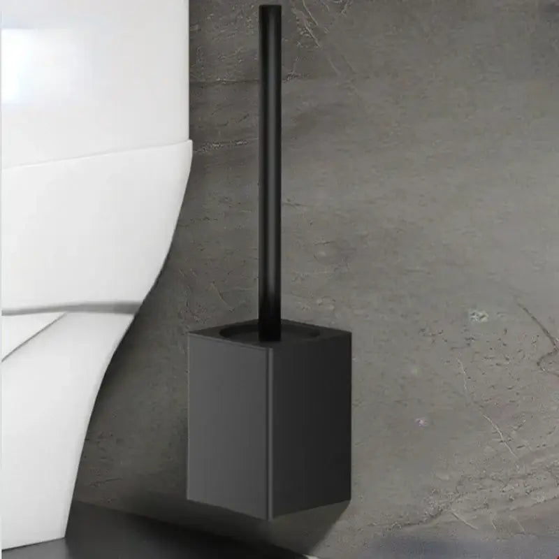 Aluminum toilet brush