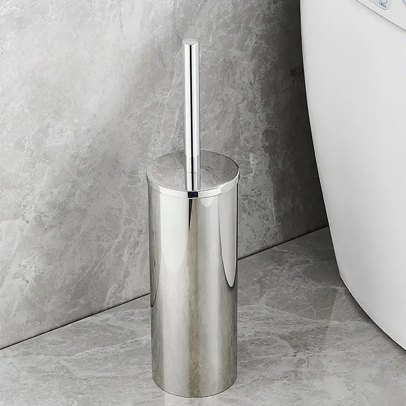 Silver Toilet Brush
