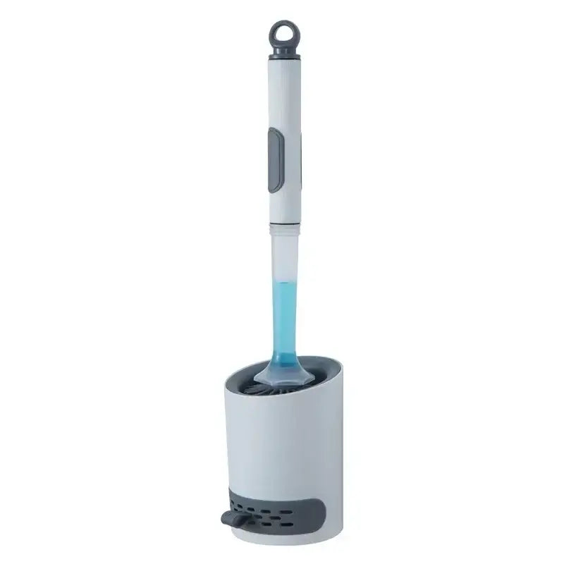 Rubber toilet brush