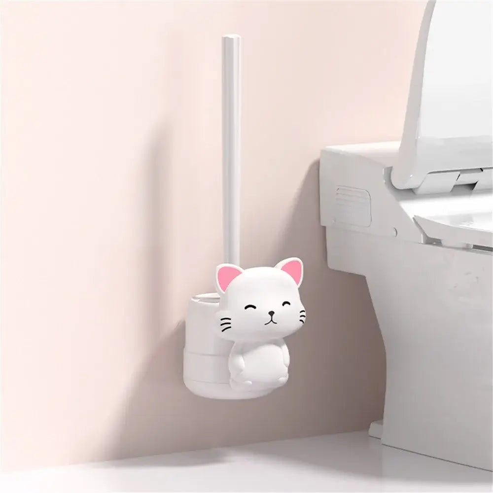 Cat toilet brush
