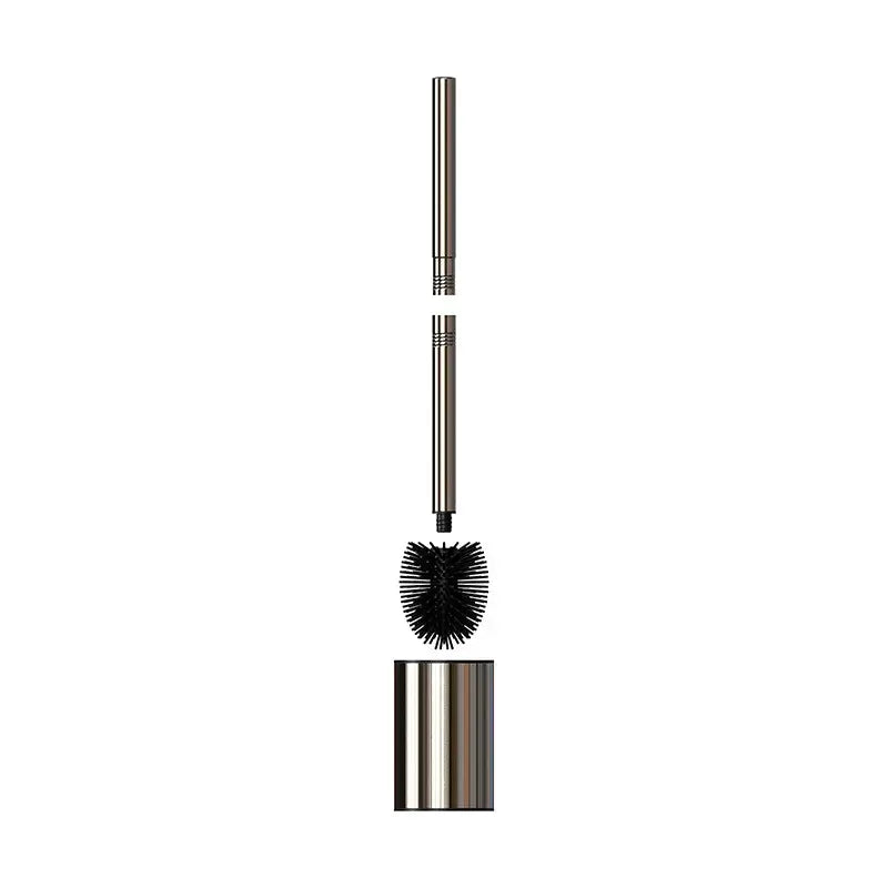 Stainless steel toilet brush
