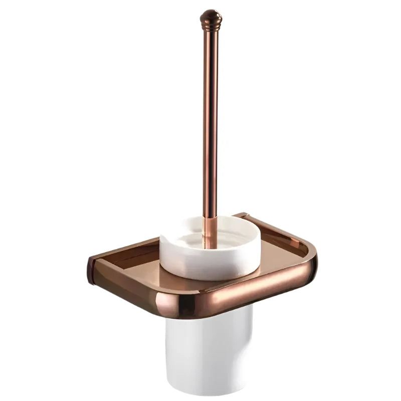 Brass toilet brush
