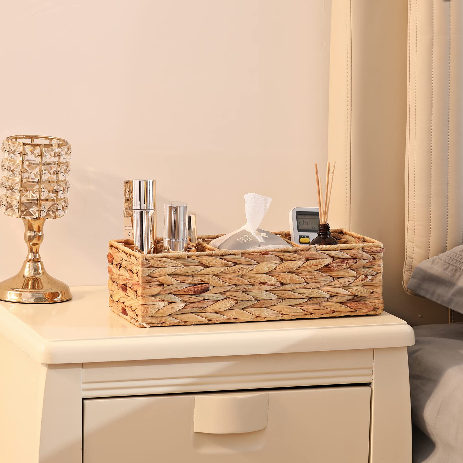 Panier de papier toilettes en osier