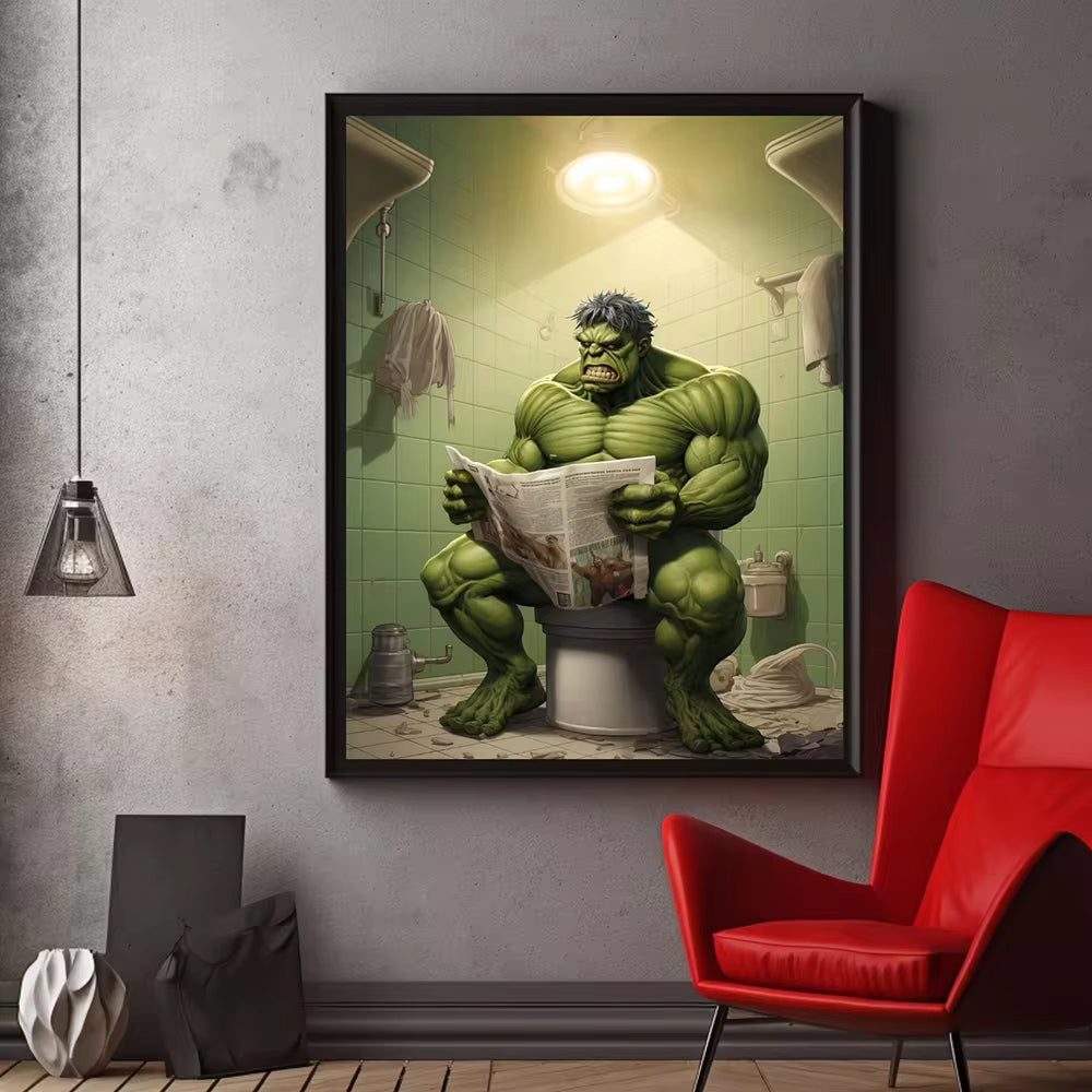 Tableau de Toilettes Hulk