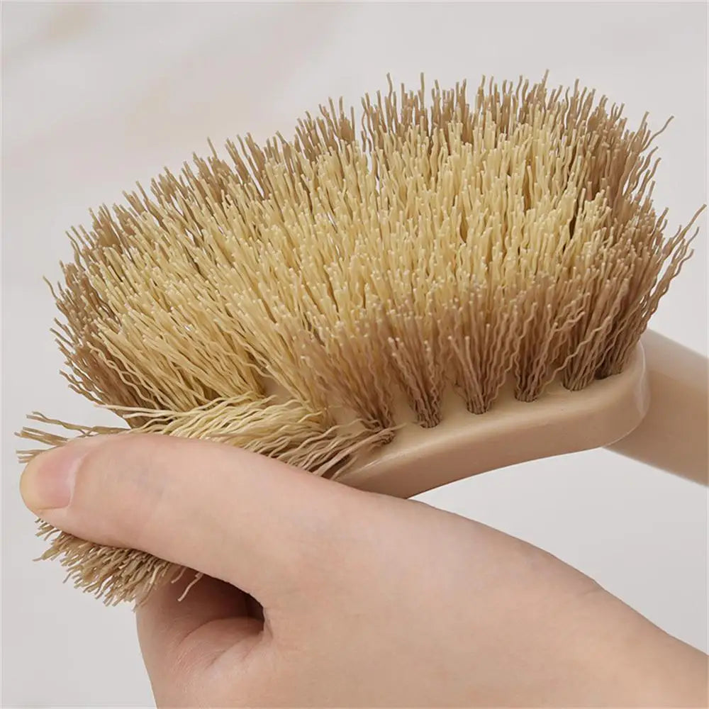 Wooden toilet brush