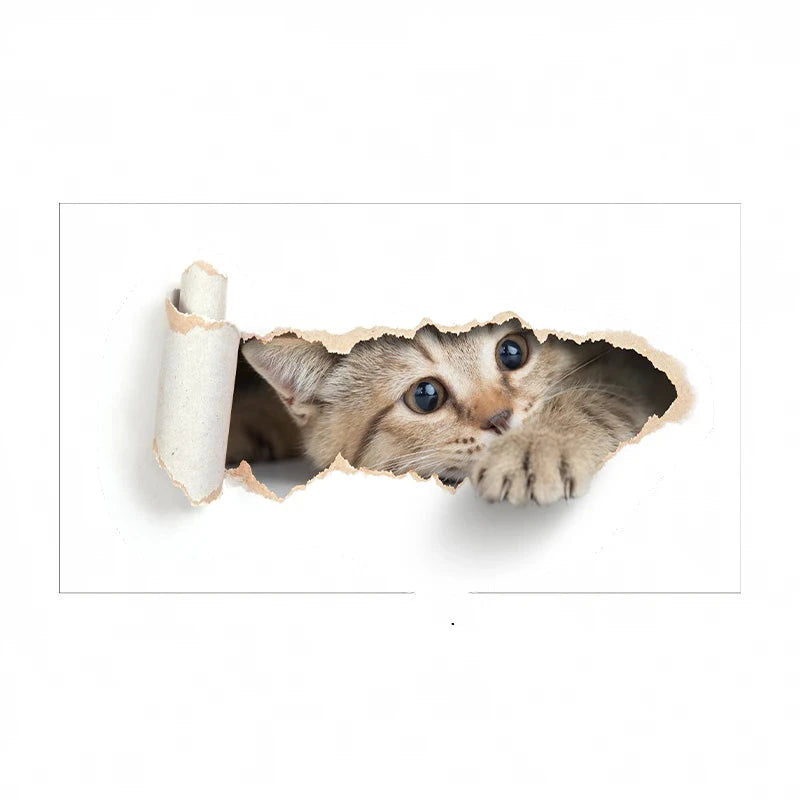 Sticker de toilette chat