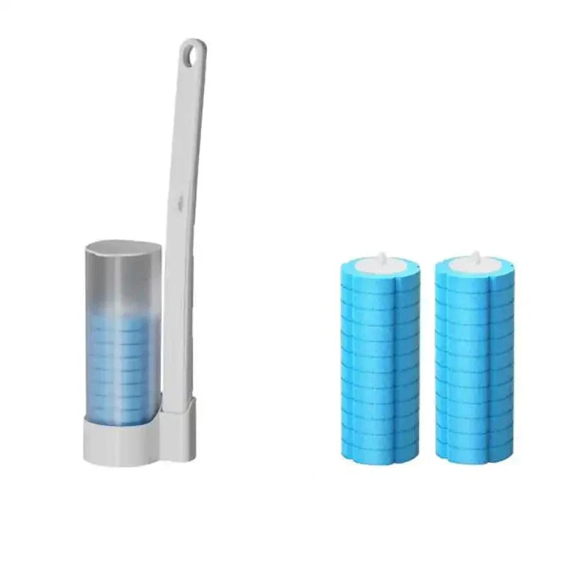 Disposable toilet brush