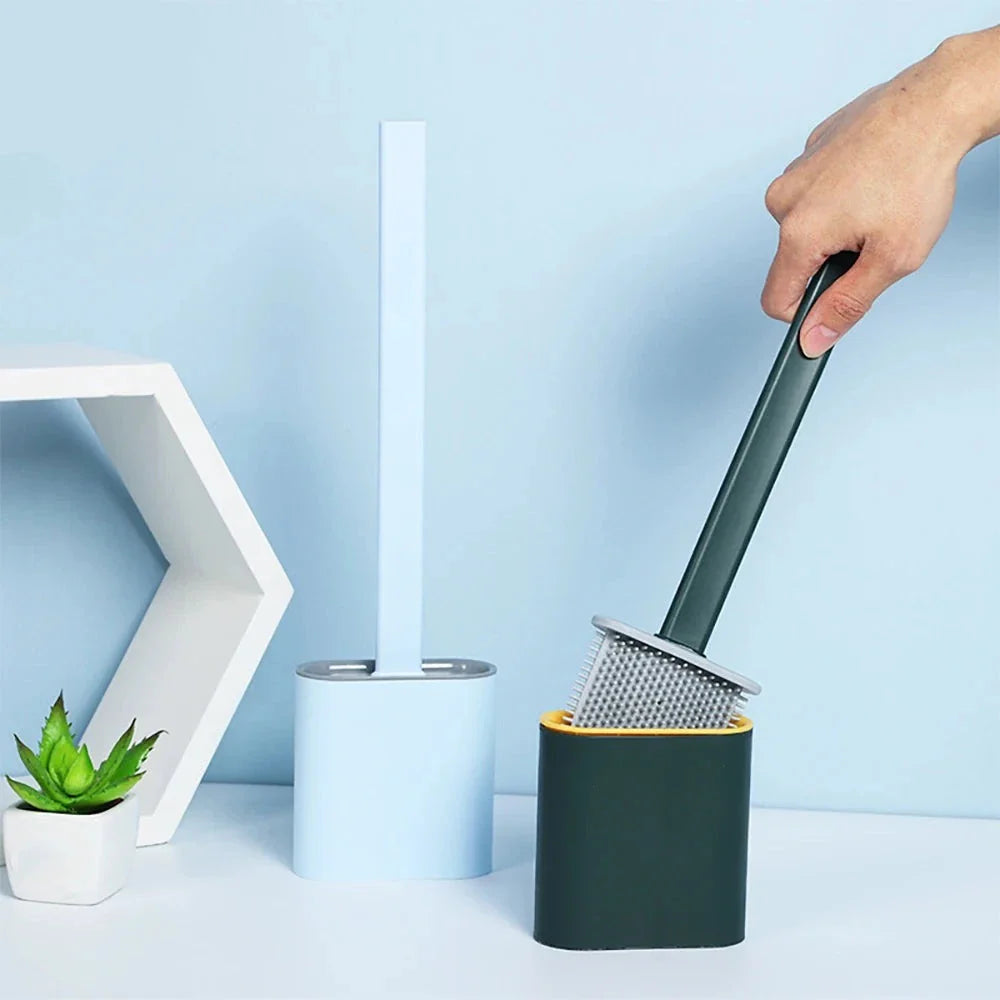 Soft toilet brush