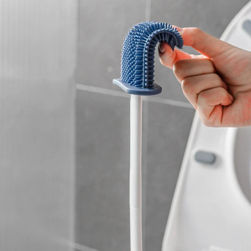 Hanging toilet brush