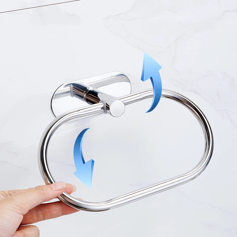 Ensemble porte serviette et papier toilette