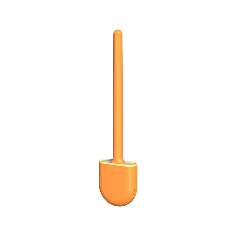 Flexible toilet brush
