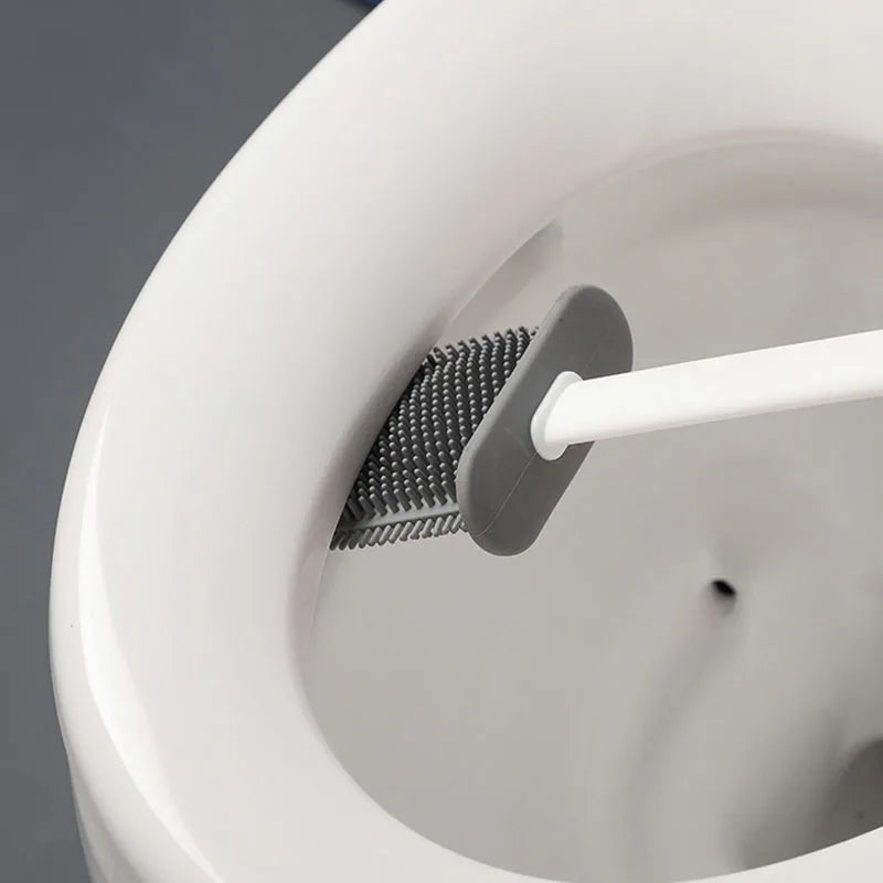 Hanging toilet brush