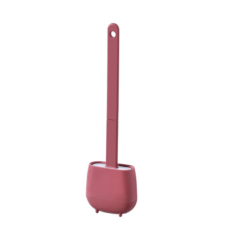 Silicone toilet brush