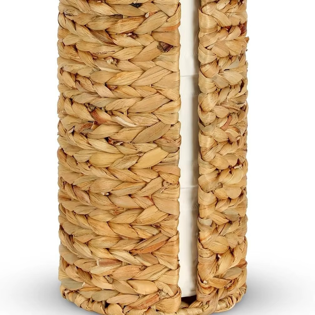 Panier tressé pour papier toilette