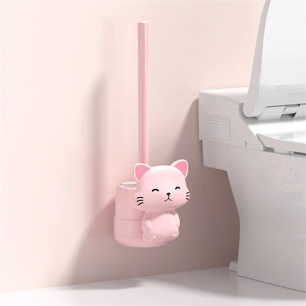 Cat toilet brush