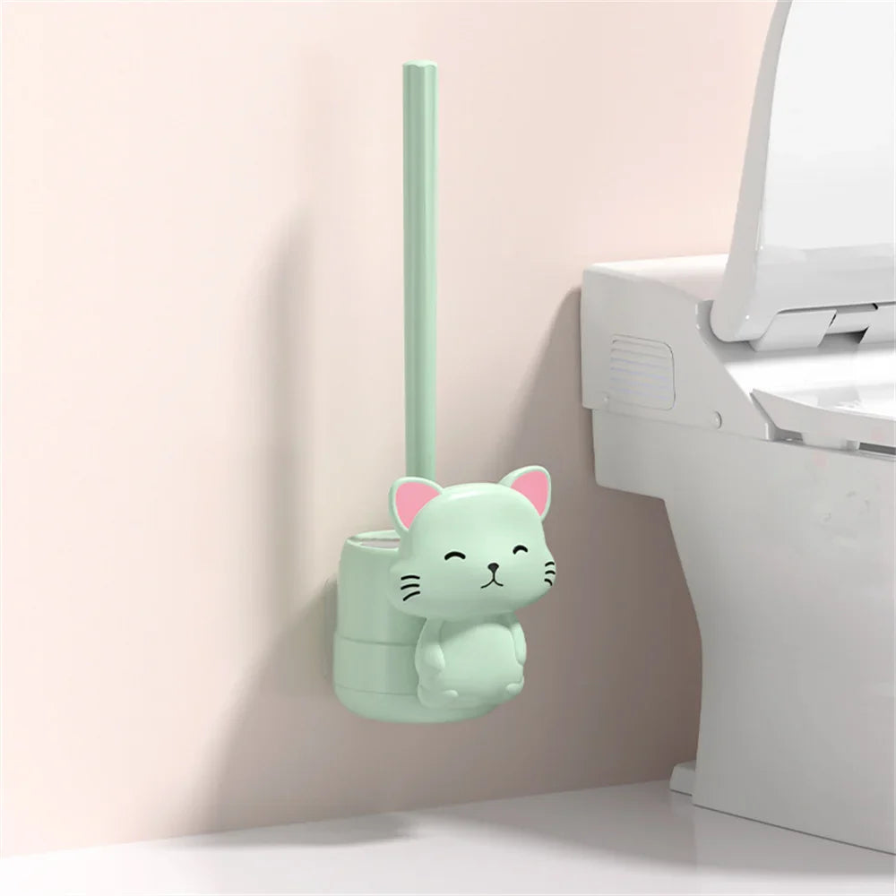 Cat toilet brush