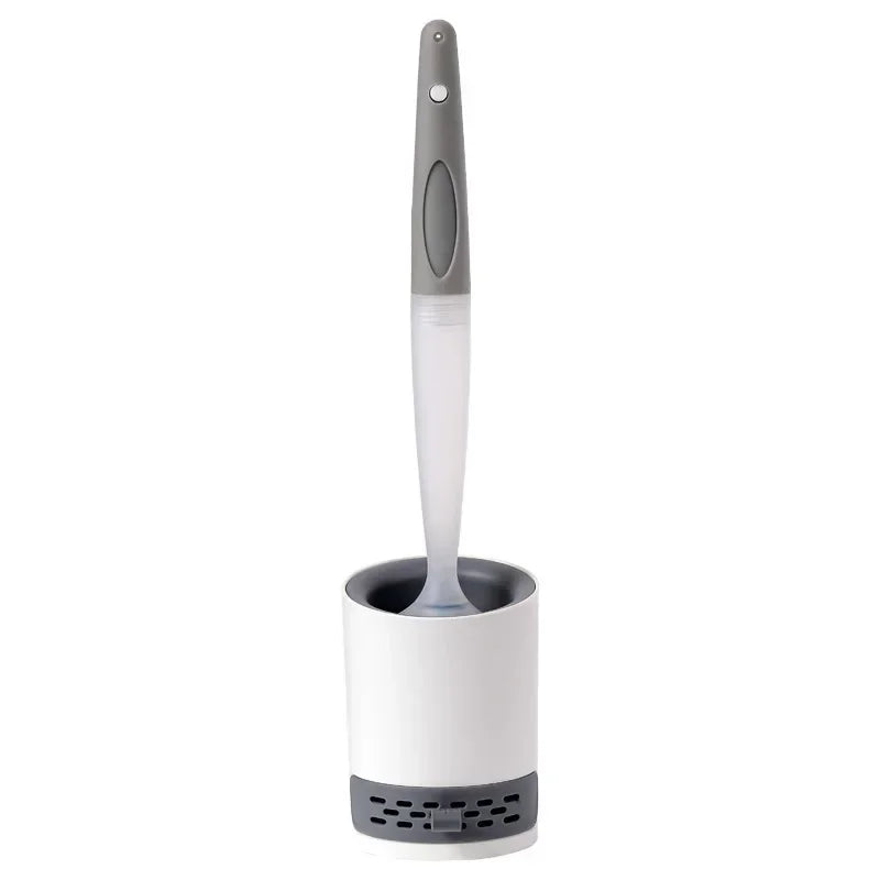 Rubber toilet brush