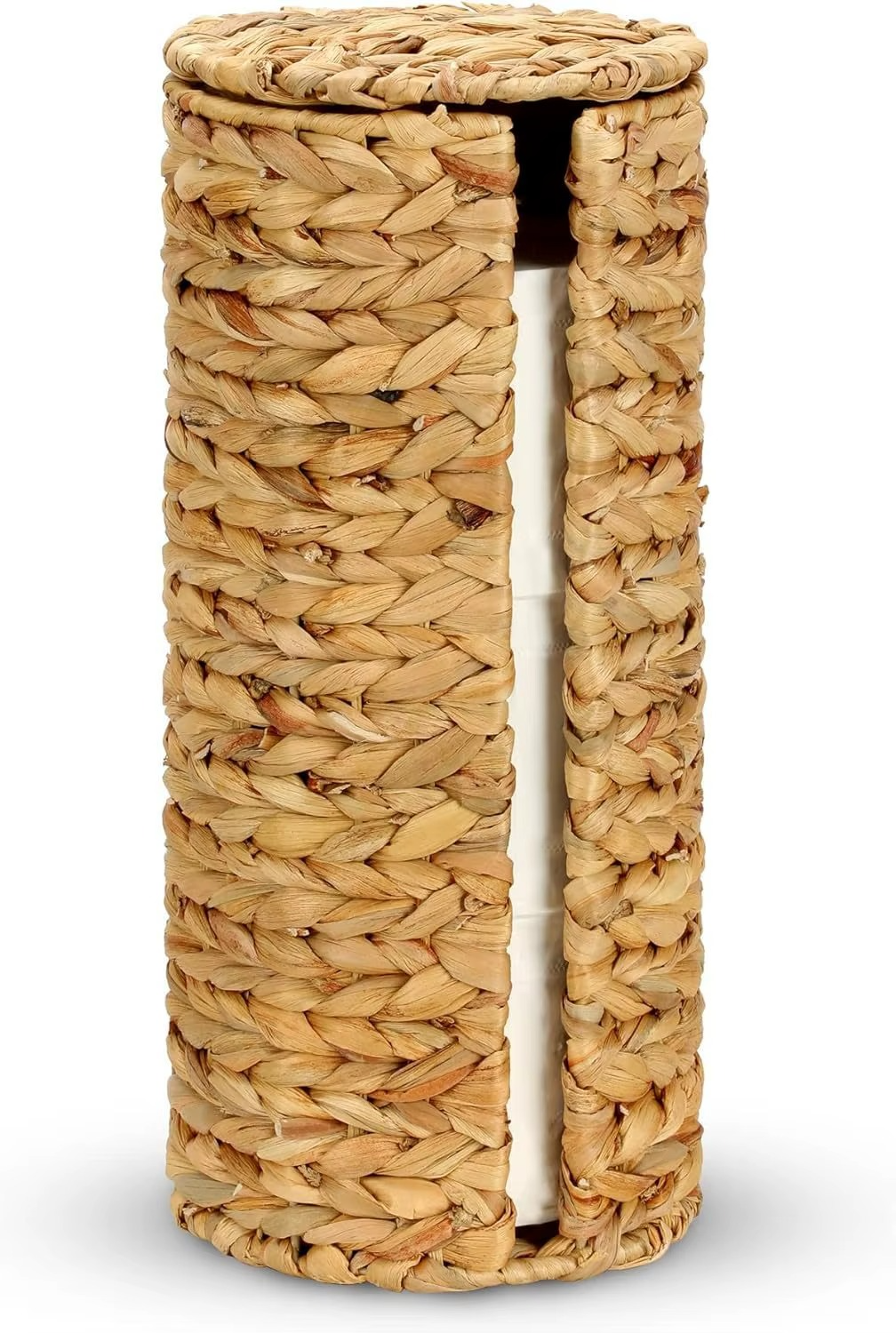 Panier tressé pour papier toilette