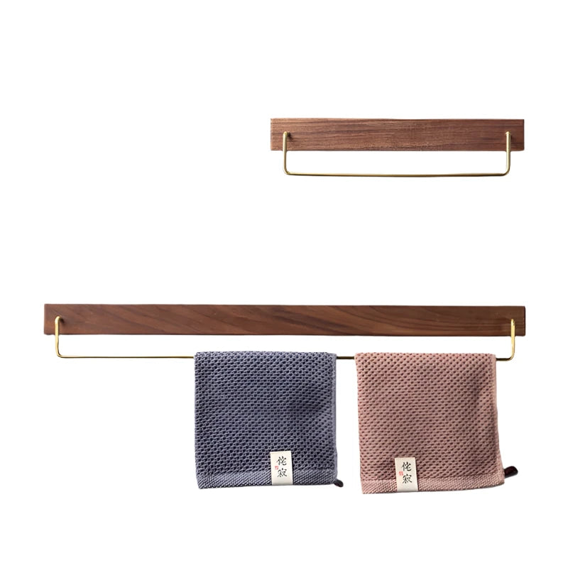 Porte serviette wc en bois