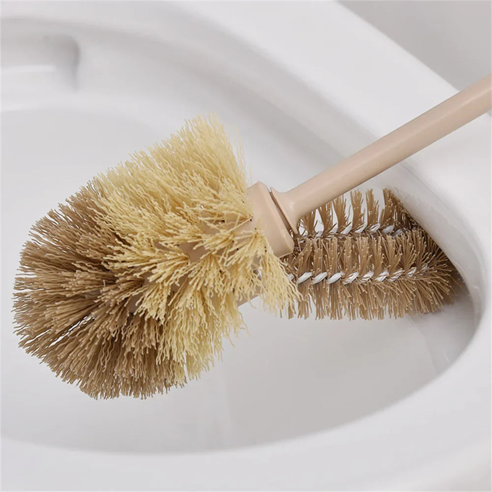 Wooden toilet brush