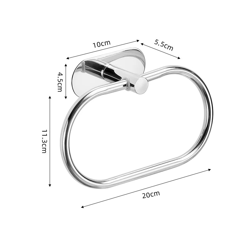 Ensemble porte serviette et papier toilette