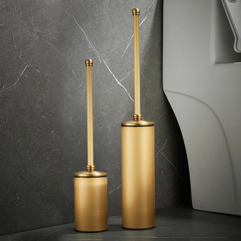 Copper toilet brush
