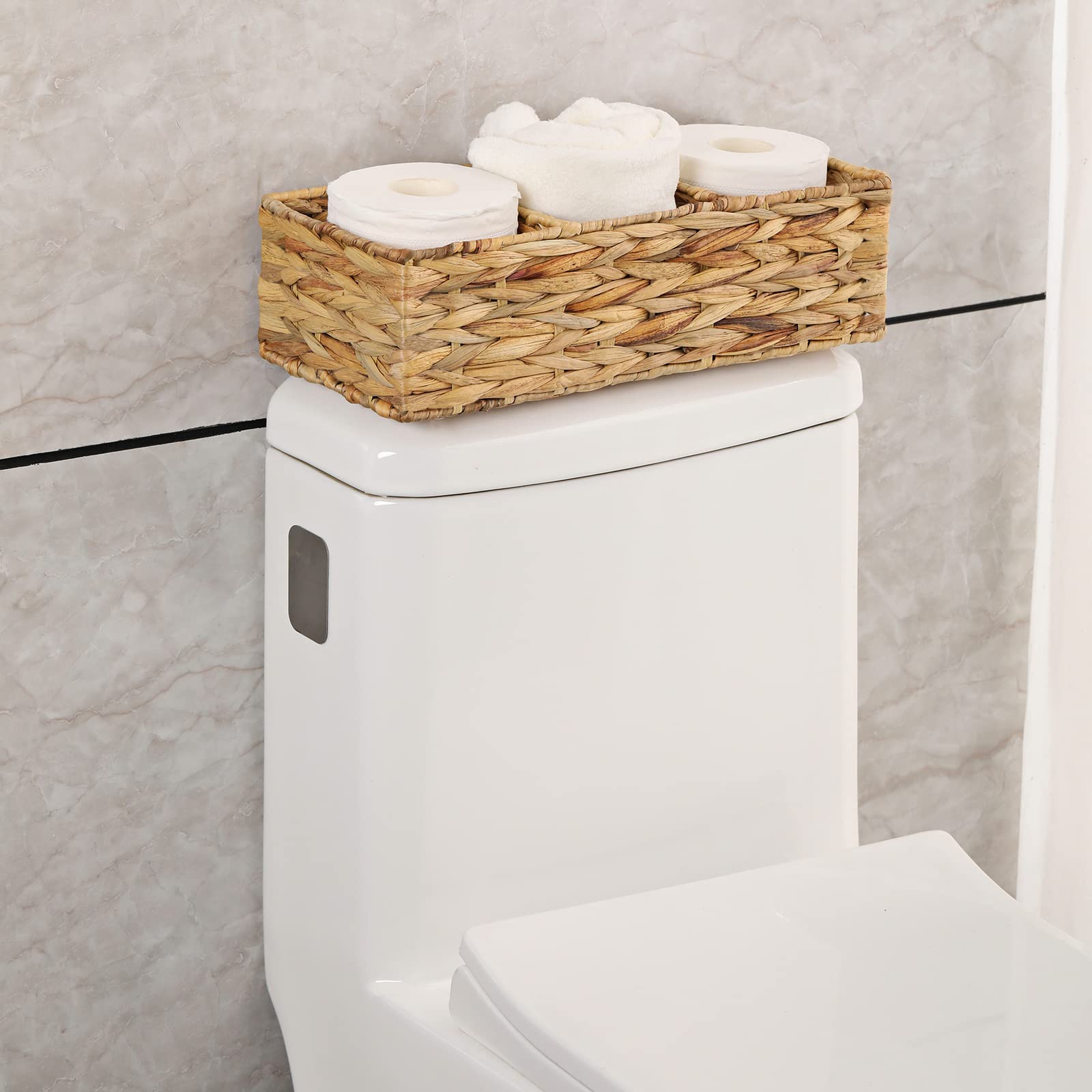Panier de papier toilettes en osier