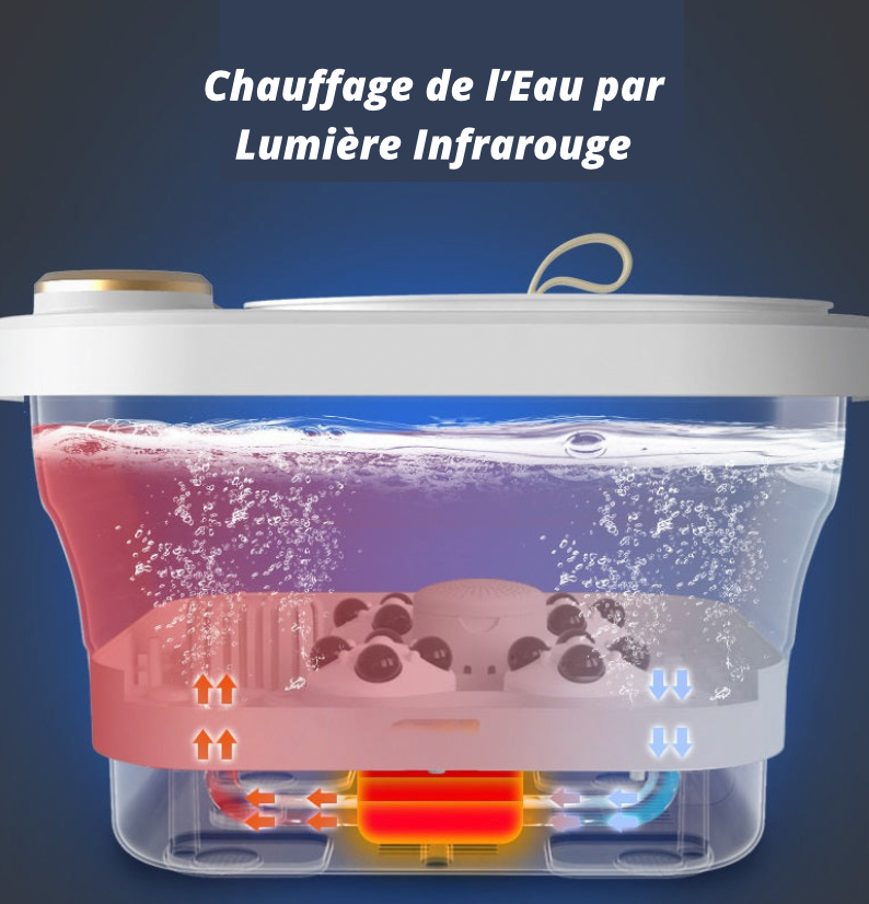 Boutique Bidet Portable Bain de Pied Bain de Pied Massant Chauffant