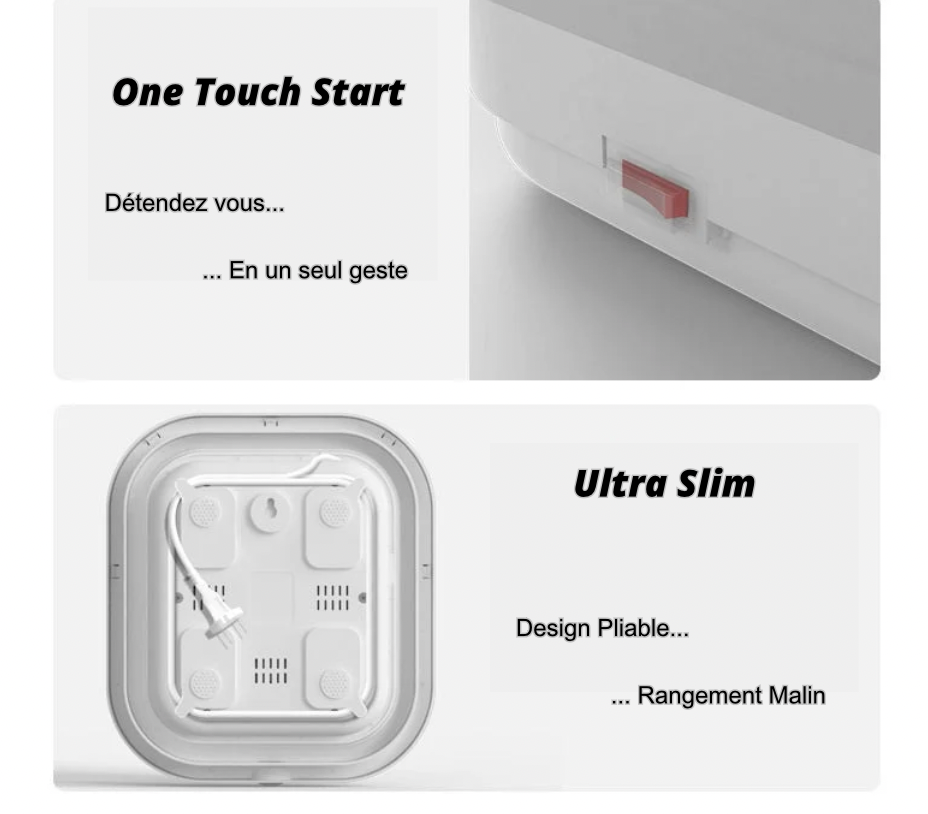 Boutique Bidet Portable Bain de Pied Bain de Pied Massant Chauffant