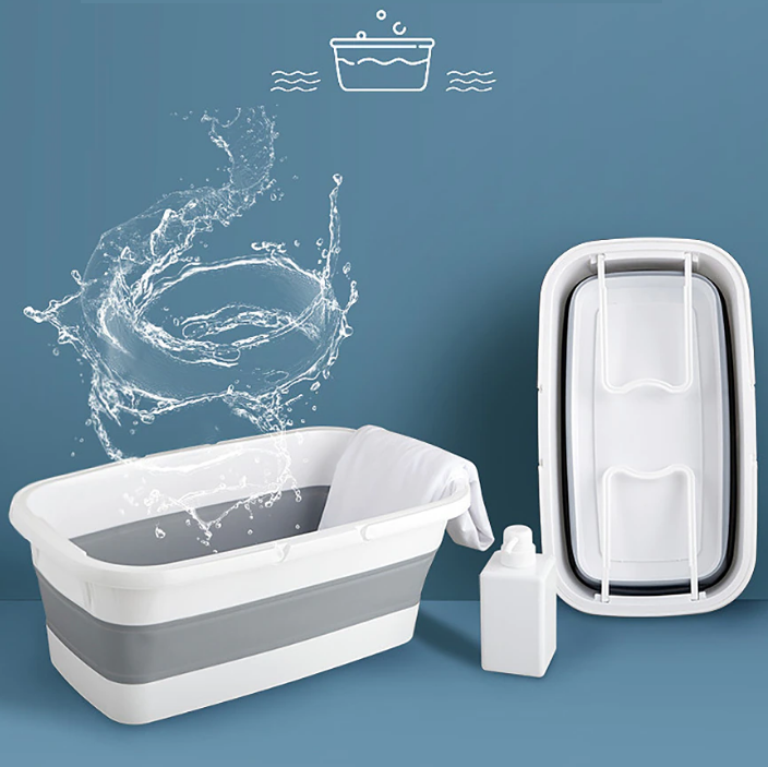 Boutique Bidet Portable Bassine de Douche Bébé Bassine Pliable avec Anses