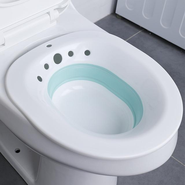 Boutique Bidet Portable Bain de Siège Vert / Sans Pompe Bidet Rétractable