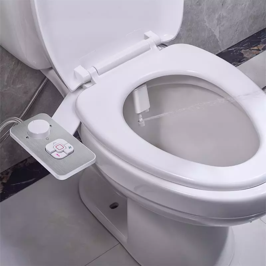 Boutique Bidet Portable Kit WC Japonais Gris Cuvette Japonaise Plastique