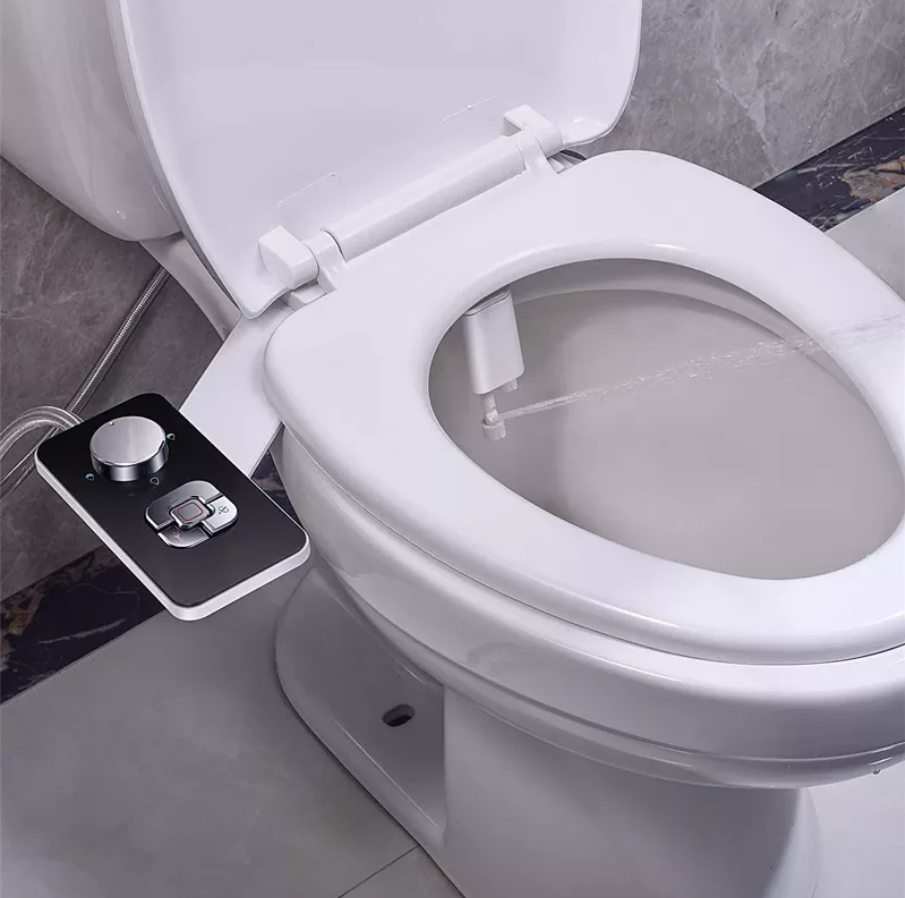 Boutique Bidet Portable Kit WC Japonais Noir Cuvette Japonaise Plastique