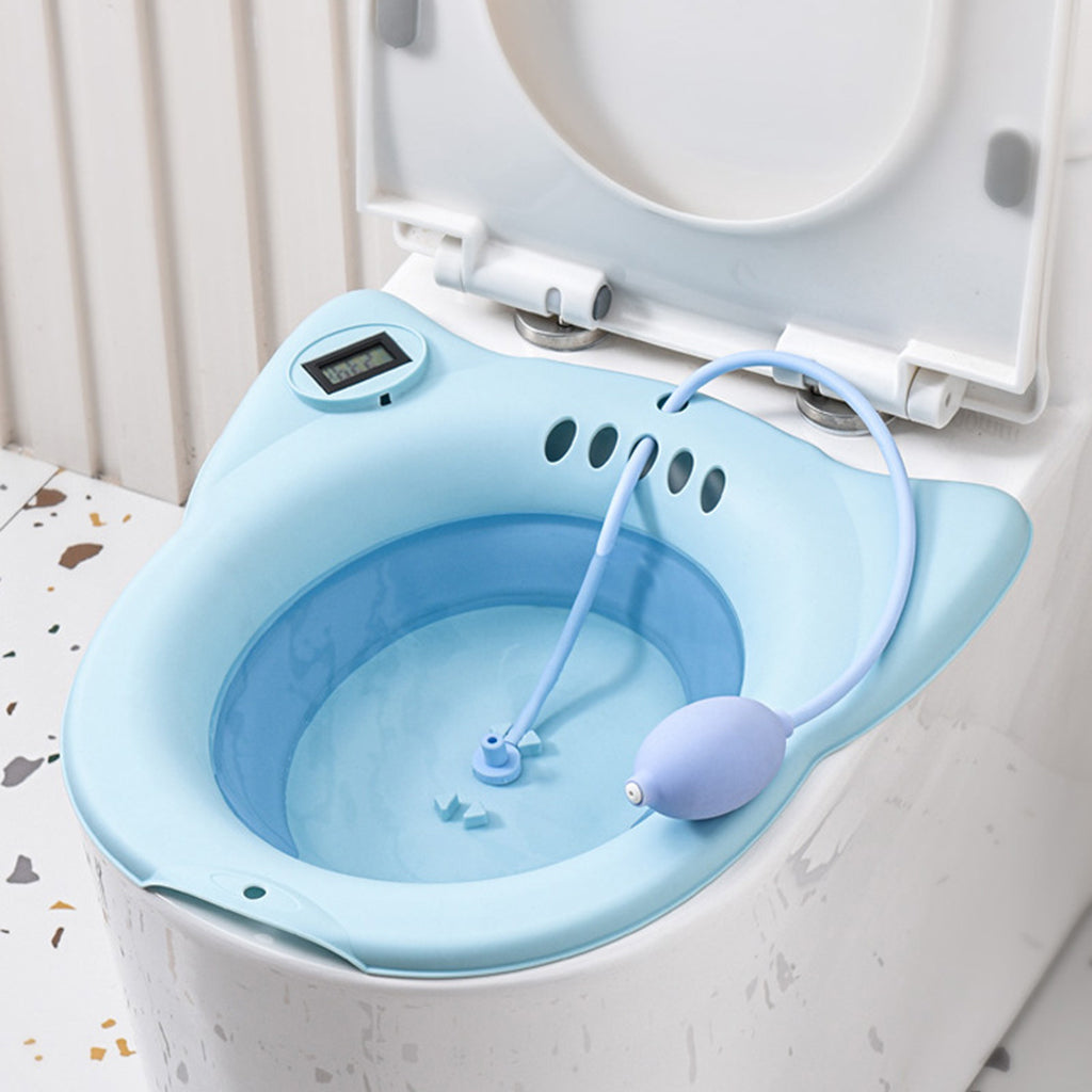 Boutique Bidet Portable Bain de Siège Bleu / Avec Cuvette pour Bain de Siège