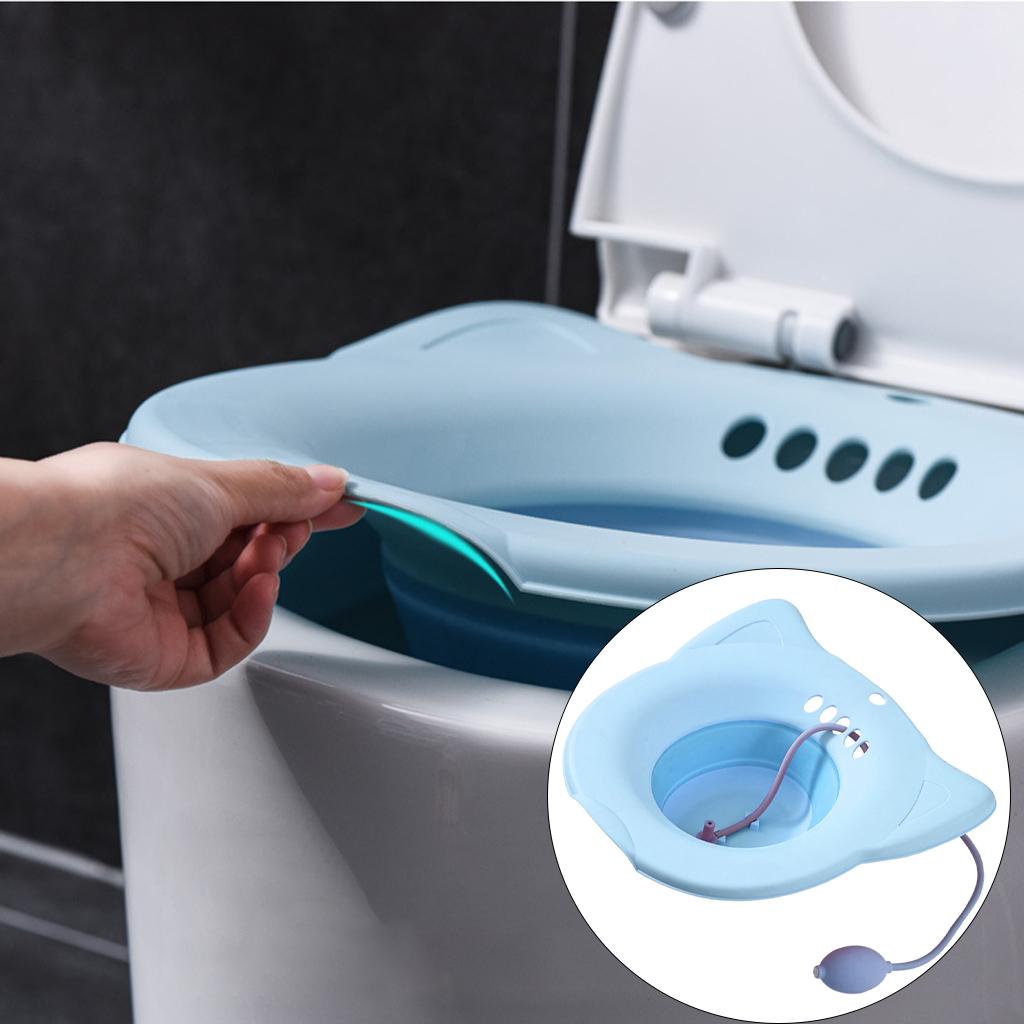 Boutique Bidet Portable Bain de Siège Bleu / Sans Cuvette pour Bain de Siège