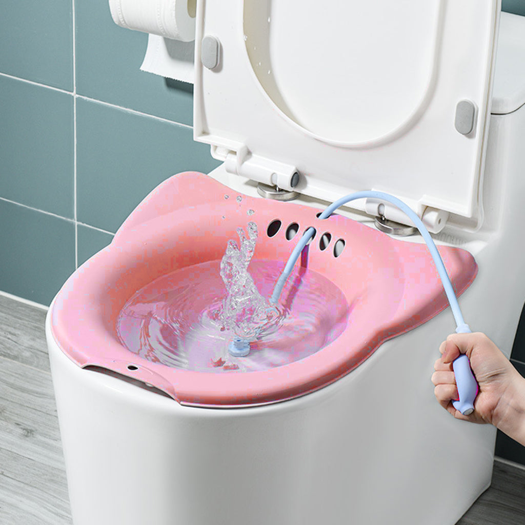 Boutique Bidet Portable Bain de Siège Rose / Sans Cuvette pour Bain de Siège