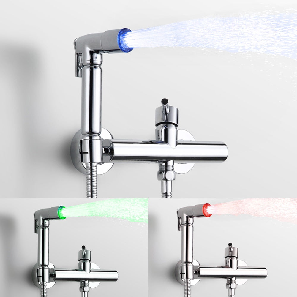 Boutique Bidet Portable Douchette WC Douchette WC Inox avec LED