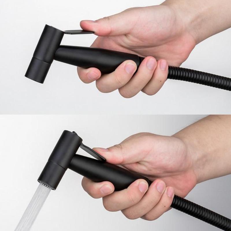 Boutique Bidet Portable Douchette WC Douchette WC Noir Mat