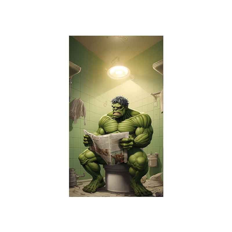 Tableau de Toilettes Hulk