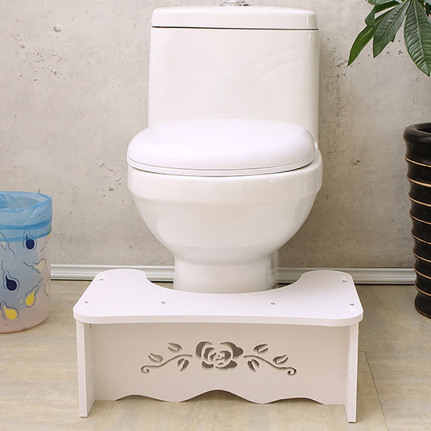 Boutique Bidet Portable Tabouret de Toilette Marche Pied Toilette en Bois