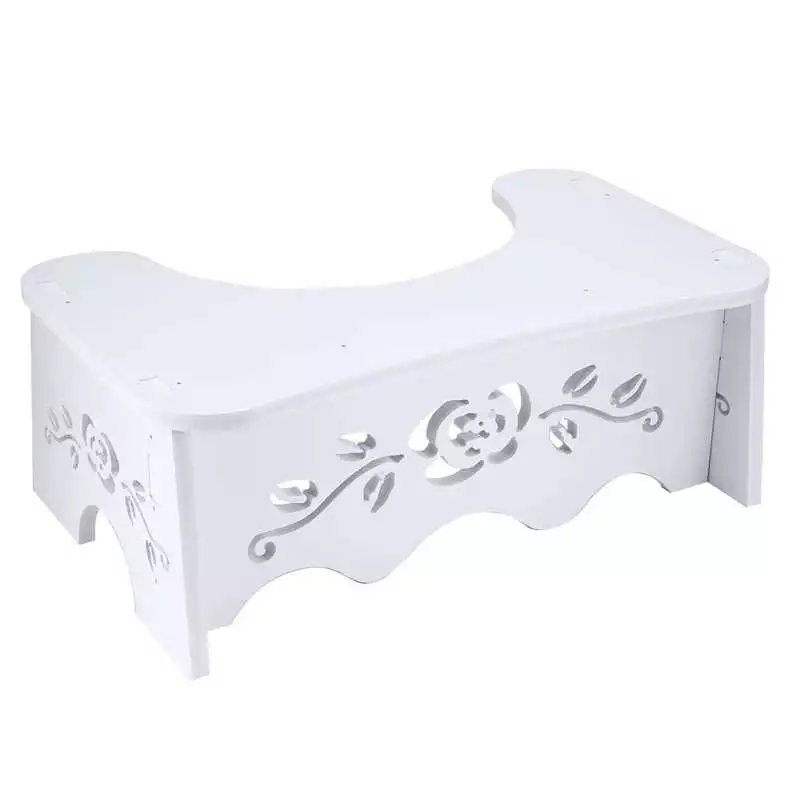 Boutique Bidet Portable Tabouret de Toilette Rose Marche Pied Toilette en Bois