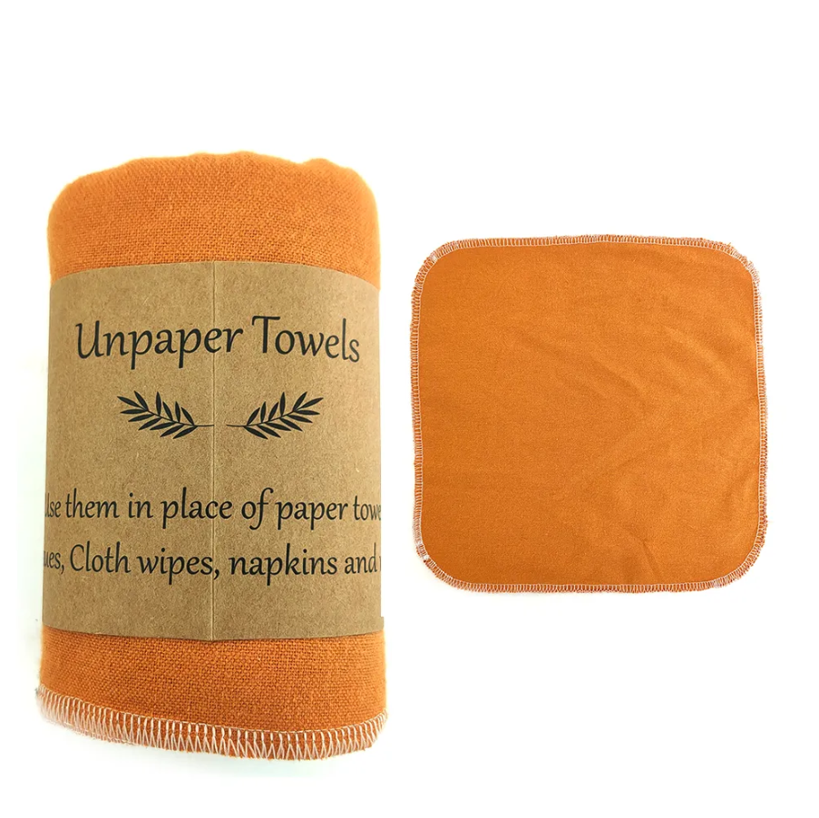 Boutique Bidet Portable Serviette WC Orange Papier Toilette Lavable