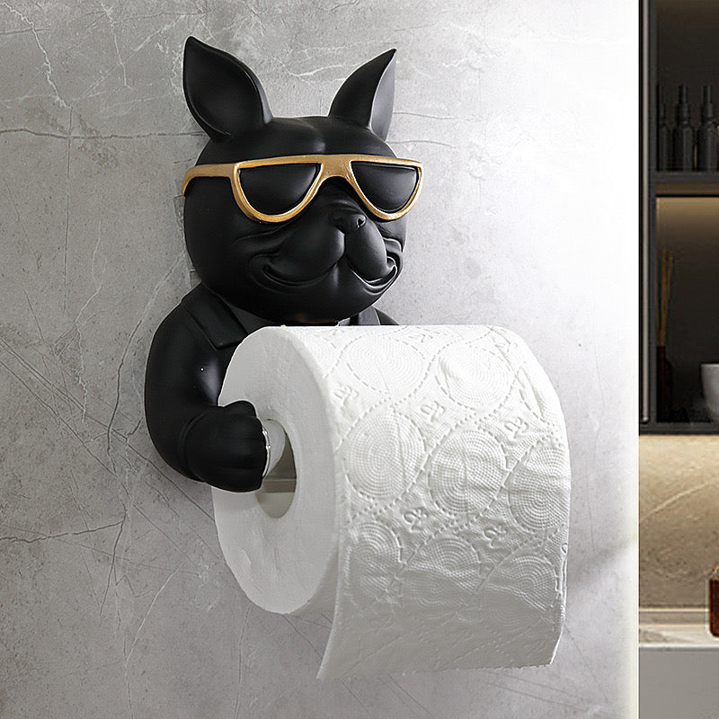 Dog Toilet Paper Holder
