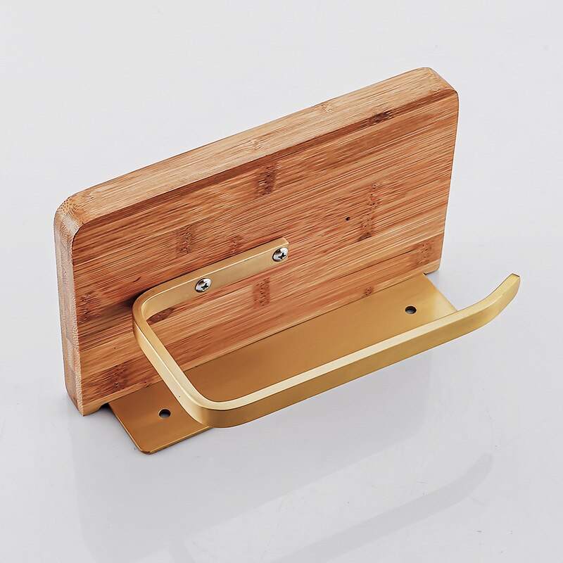 WC DESIGN 0 Porte Papier Toilette Bois Bambou