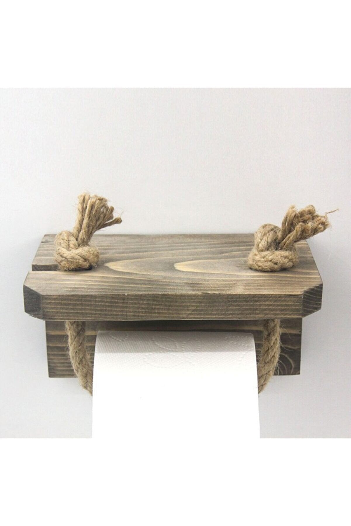 WC DESIGN 0 Porte Papier Toilette Bois Naturel