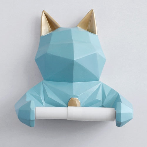 porte-papier-toilette-original 0 Chat Bleu Porte Papier Toilette Chat