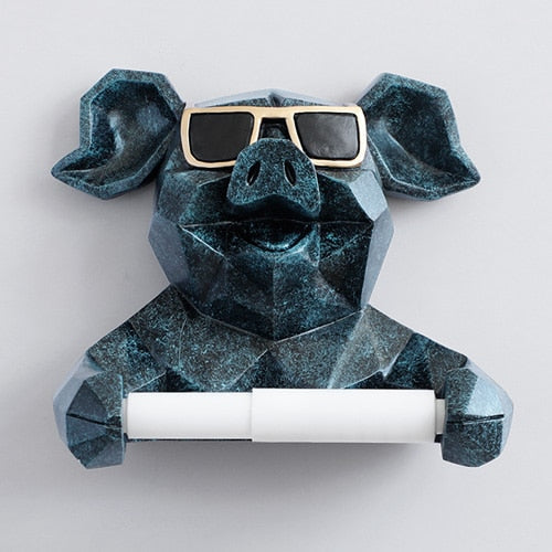 porte-papier-toilette-original 0 Cochon Bleu Porte Papier Toilette Cochon