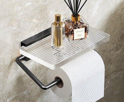 WC DESIGN 0 Blanc Porte Papier Toilette Double