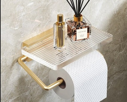 WC DESIGN 0 Jaune Porte Papier Toilette Double